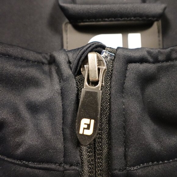 Footjoy full zip softshell jacket men's large black Macgregor golf - Picture 3 of 12